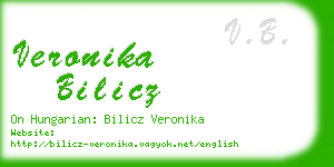 veronika bilicz business card